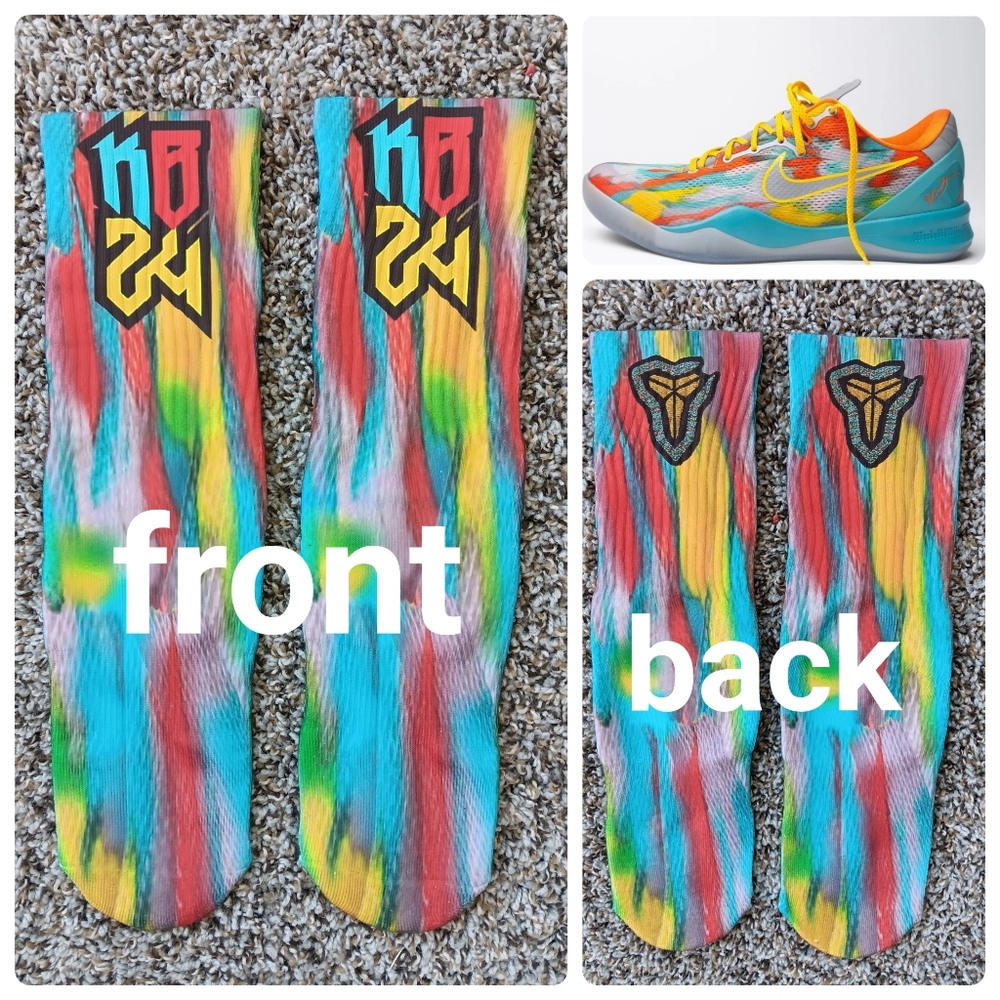 Kobe 8 venice Beach socks